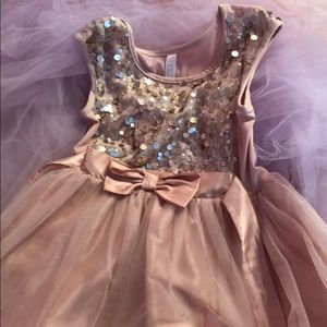 Light Pink sparkle girl dress